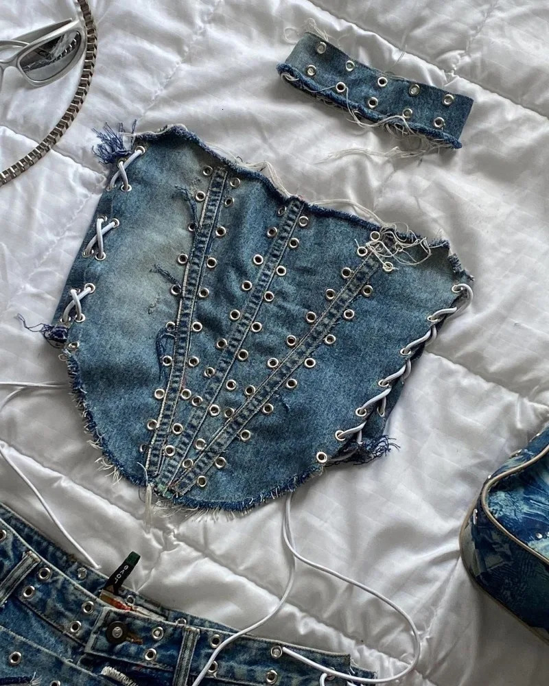 Y2K Fashion Star Patch Embroidered Sexy Skirt Women Streetwear Vintage Gothic Harajuku Sexy Spice Slim Mini Skirt Suit 250226