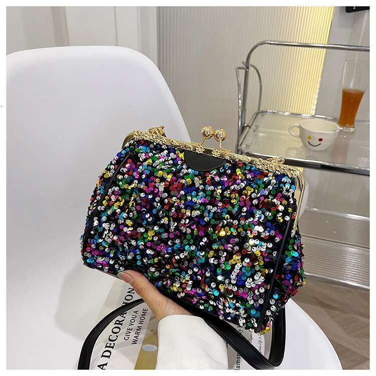 Women's Bags designer purses and handbags for women Sequined tote bag Shining fashion crossbody bags lady shoulder evening clutch