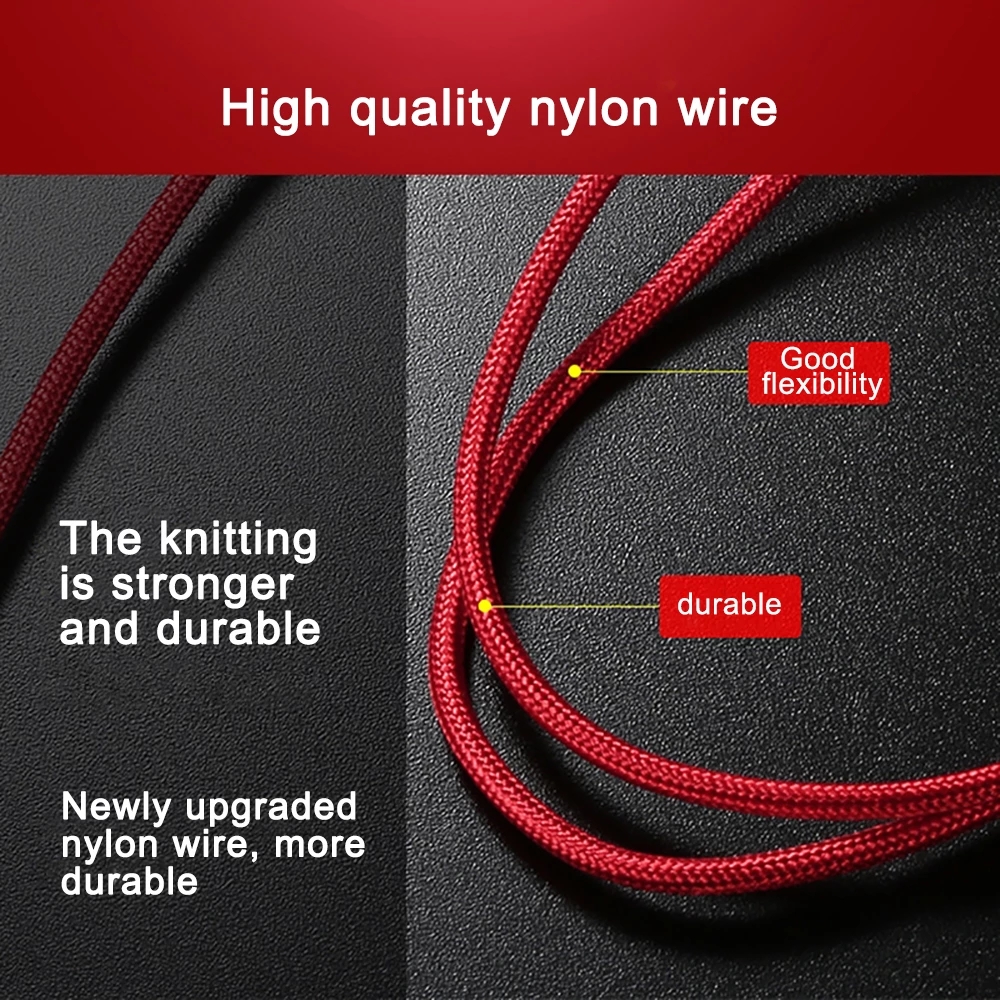 3 in 1 Micro USB Type C Charger Cable 2.1A Current Multiple Usb Charging Cord Usbc Phone Wire For iPhone 16 15 Samsung S25 S24 Ultra Plus Android Type