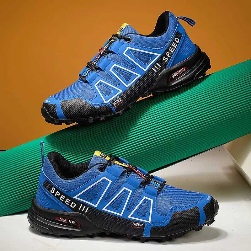 Mens Hiking Shoes Outdoor Leisure Sports Shoes Mountain Cycling Sports Shoes Cfortable Waterproof Outdoor Hiking Shoes Z250301
