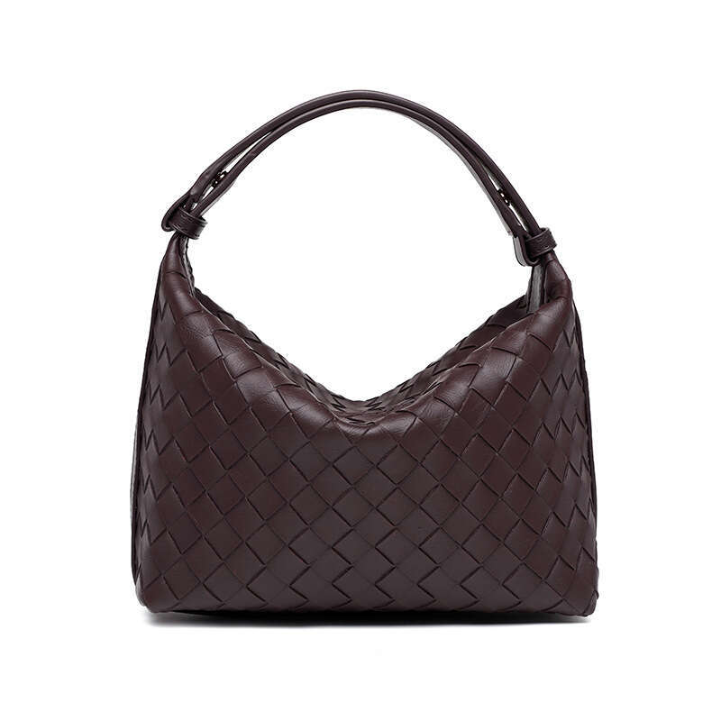 Women's Bags Autumn women's high-end soft woven handbag, niche casual travel practical texture pillow bag