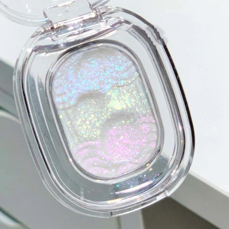 Gradient Glitter Eyeshadow Cream Diamond Face Highlighter Mashed Potato Shiny Crystal Brightening Highlight Makeup Waterproof 250219