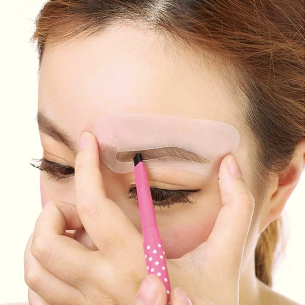 20 sets 24 Styles Eyebrow Shaping Stencils Grooming Kit Makeup Shaper Set Template Tool l For Women Beauty Model 250224