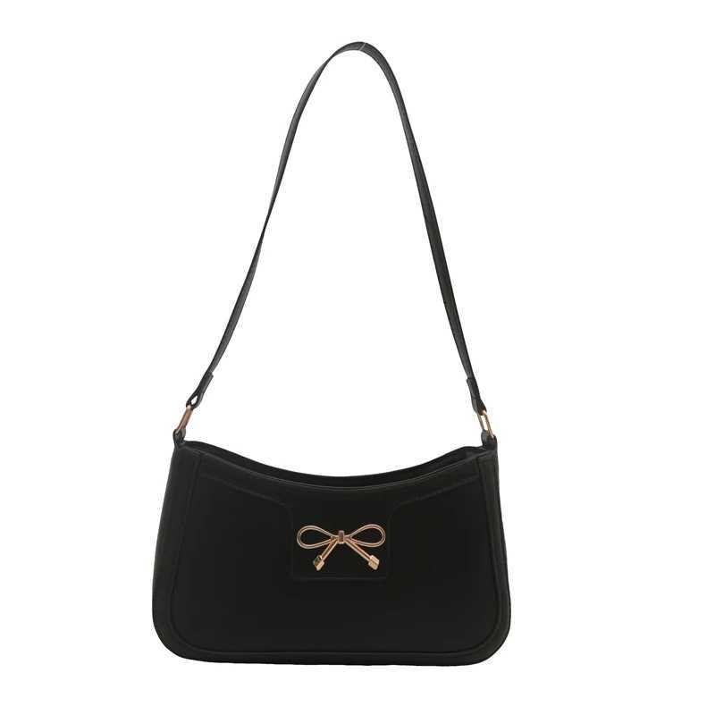 Womens Shoulder Bag Solid Color Handbag Zipper Bow Wallet PU Leather Fashion Club Wallet Work TravelXJ250227