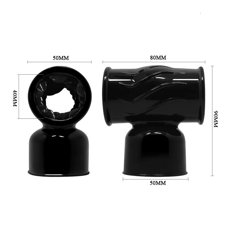 BAILE5 Size AV Vibrator Headgear G-spot Stimulator Female Masturbator Sex Products Magic Wand Vibrator Head Attachments Sex Toy 250227