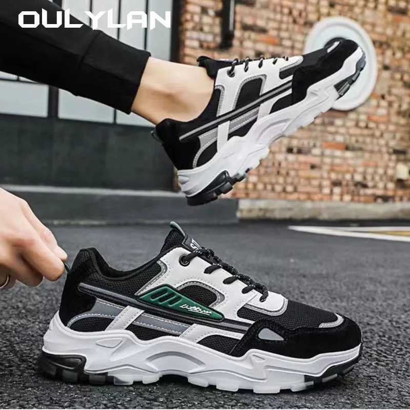 Sports Leisure Fashion Versatile Dad Mens Lightweight Comfortable Non Slip Wear-resistant Running Shoes For Men Z250227
