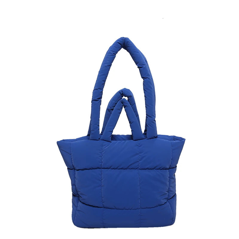Ship from US Women Puffer Tote Bag Fashion Shoulder Large Capacity Soft Cloud Quilted Purse Stylish Commuting 250227FBB