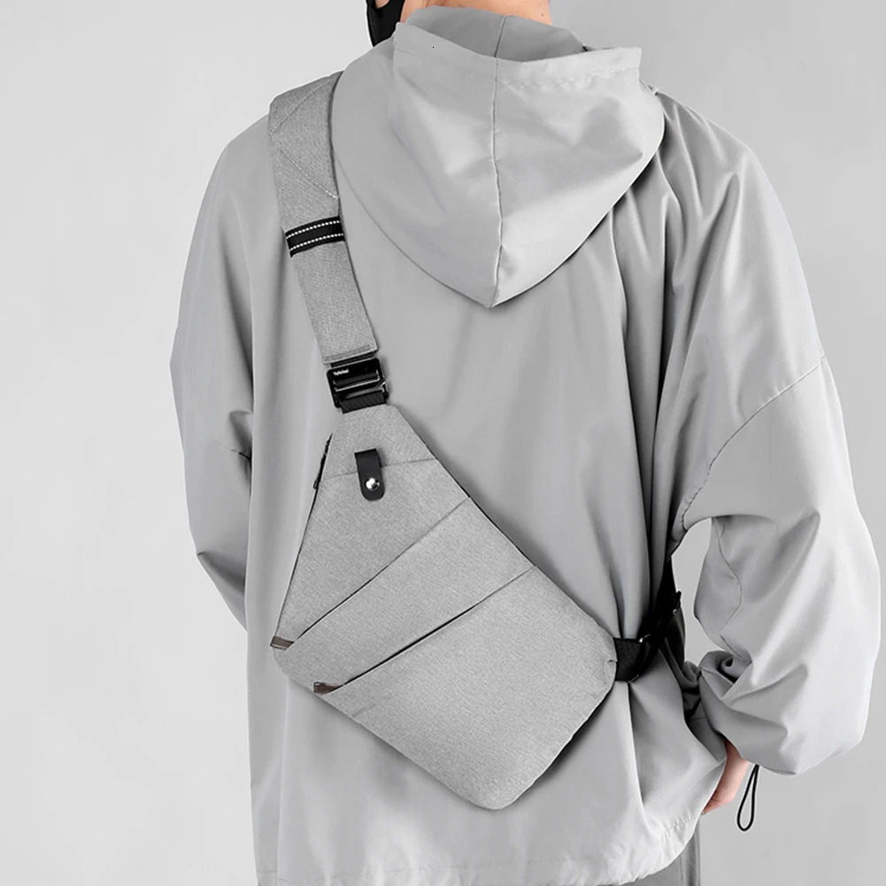 Ship from US Travel Personal Antitheft Crossbody Bag Mini Cross Body Bags Male One Shoulder Sling Leisure Antisplash Mens Chest 250227FBB