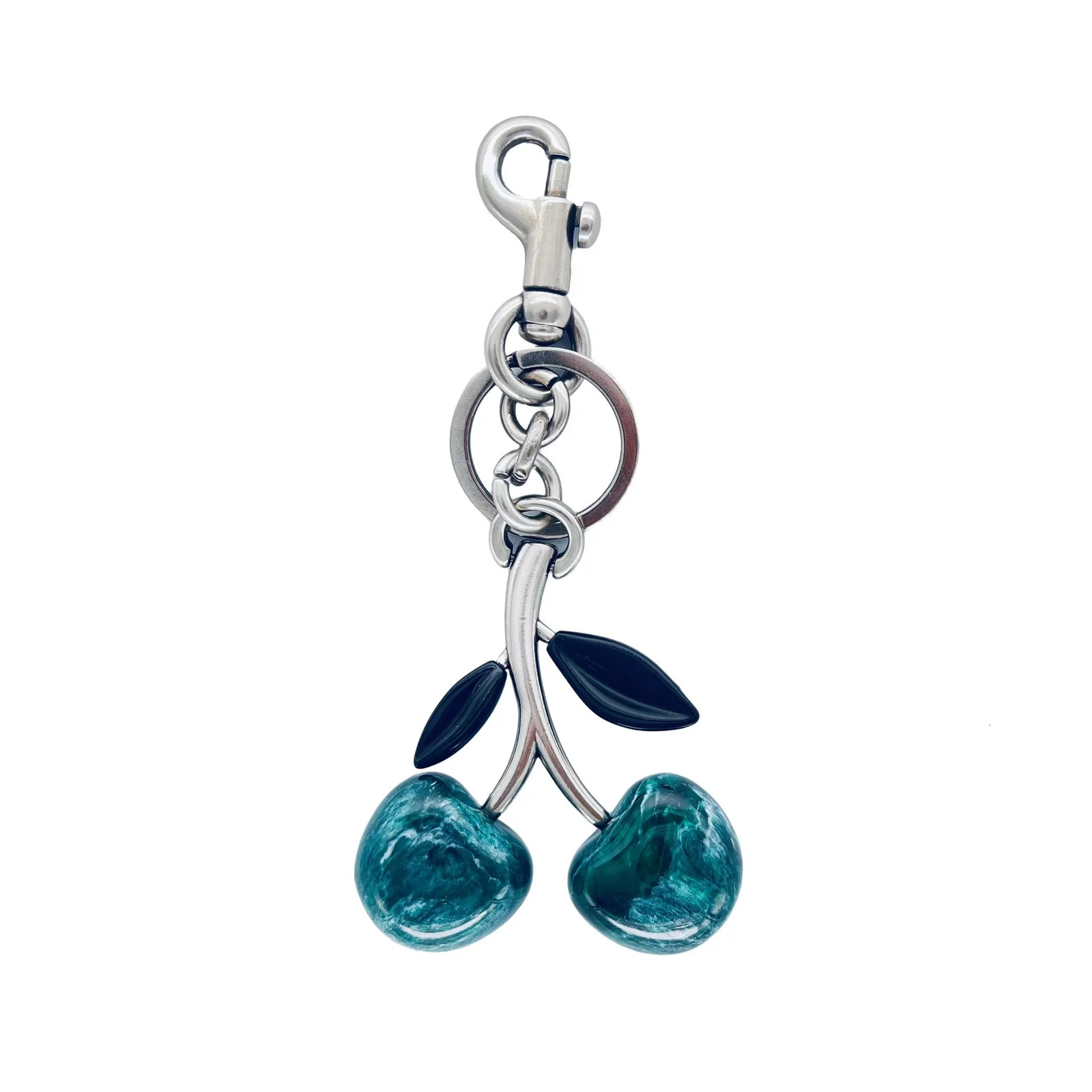 Six Different Styles Crystal Cherry Charm Pendant For Bag Womens Handbag Shoulder Bags Keychain Attachment Parts 250227
