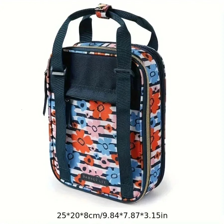 Ship from US Expandable Insulated Lunch Bag Handle Picnic Box for School Office Travel Business 250227FBB