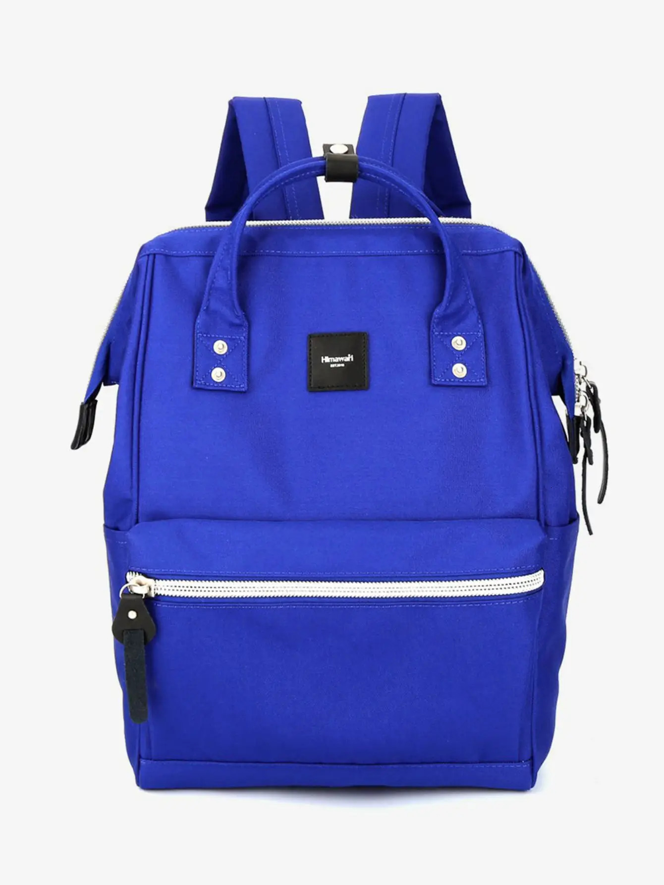 Ship from US Womens casual backpack fashionable waterproof canvas bag with multiple layers of pockets multicolor options top handle and adjustable S 2