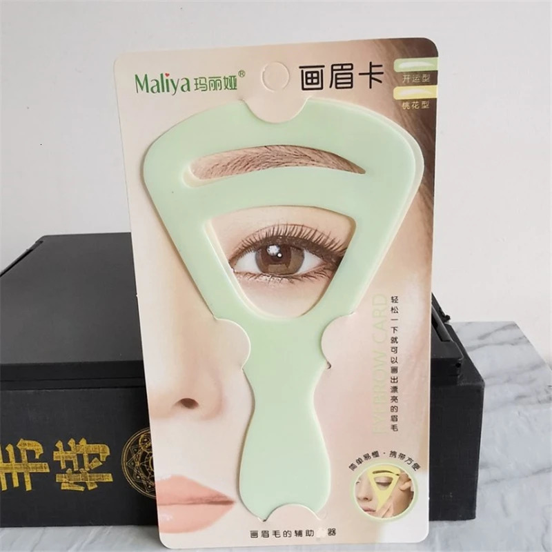 2Pcs/set Reusable Eyebrow Stencil Set Grooming Shaping balanced Template Eyebrow Drawing Card Makeup Tools 250224