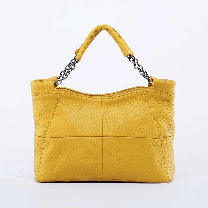 Bags For Women Designer Handbagspurses 2024 New In Vintage Genuine Leather First Layer Cowhide Chains Shoulder Crossbody