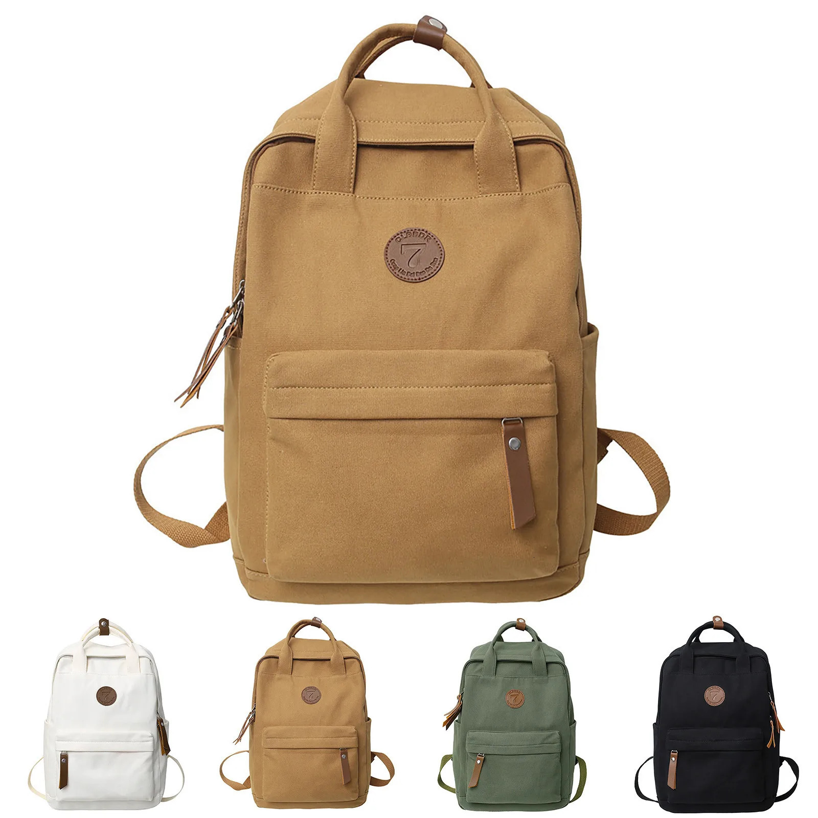 Ship from US Backpack Men And Women Couples Shoulder Bag Personality Large Capacity Students Outdoor Leisure School Bags 250227FBB