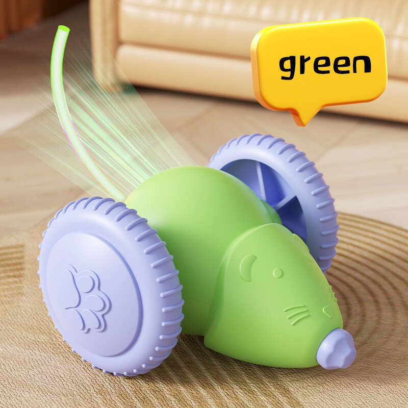 DHpet Cat Toys Smart Electric Mouse Car Cat Amusement Stick Self-entertainment Pet Car Cat Supplies Automatic Cat Toy