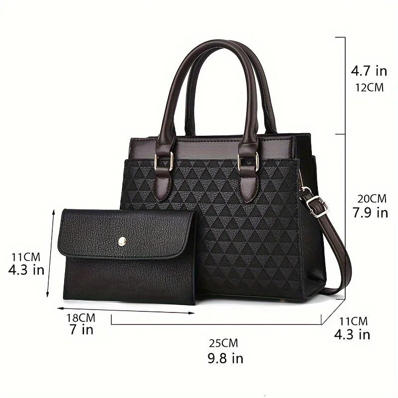 Ship from US Fashion Top Handle Satchel Bag Trendy Crossbody Womens Casual Handbag Shoulder Purse 250227FBB