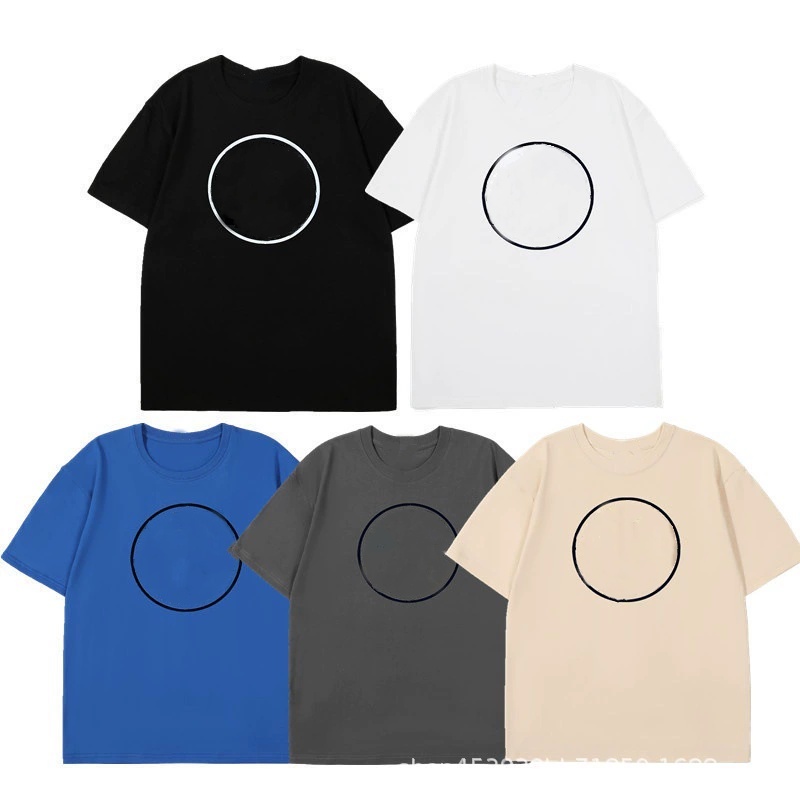 Compass spring summer casual daily versatile new logo printed on chest casual round neck short sleeved T-shirt for men and women fashion