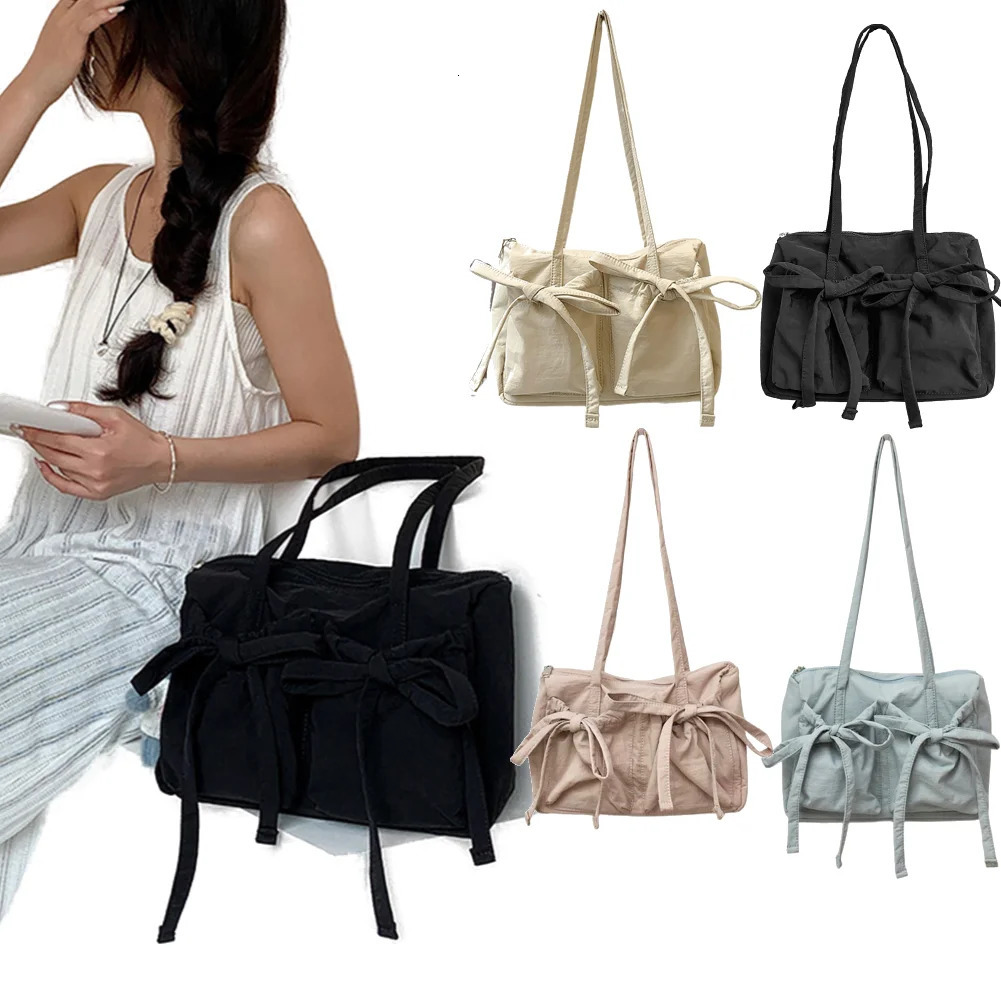 Ship from US Women Cute Shoulder Bag Zipper Closure Fashion Purse Solid Color Travel Tote Handbag Girls Outdoor Daily Shopping 250227FBB