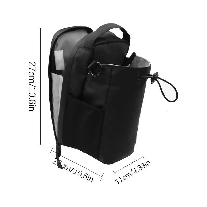 Ship from US Magnetic Gym Bag Large Capacity Carrier With Phone Pocket Portable Water Bottle Pouch Accessories Organizer 250227FBB