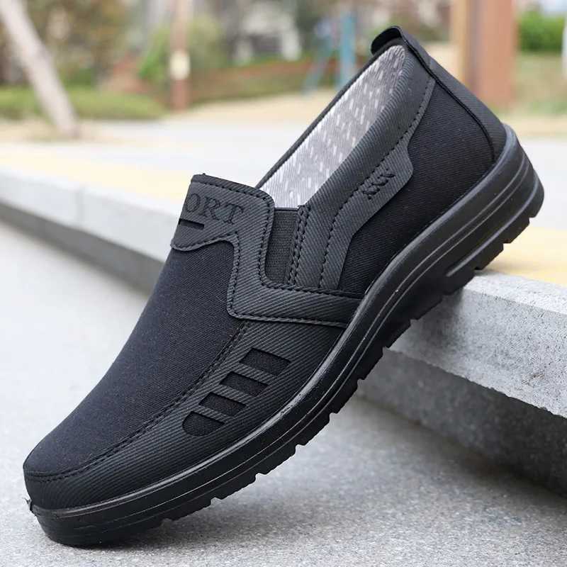 Mens Casual Sports Shoes Fashionable Old Beijing Cloth Shoes Wear Resistant Lightweight Slip on Casual Sports Shoes Z250227