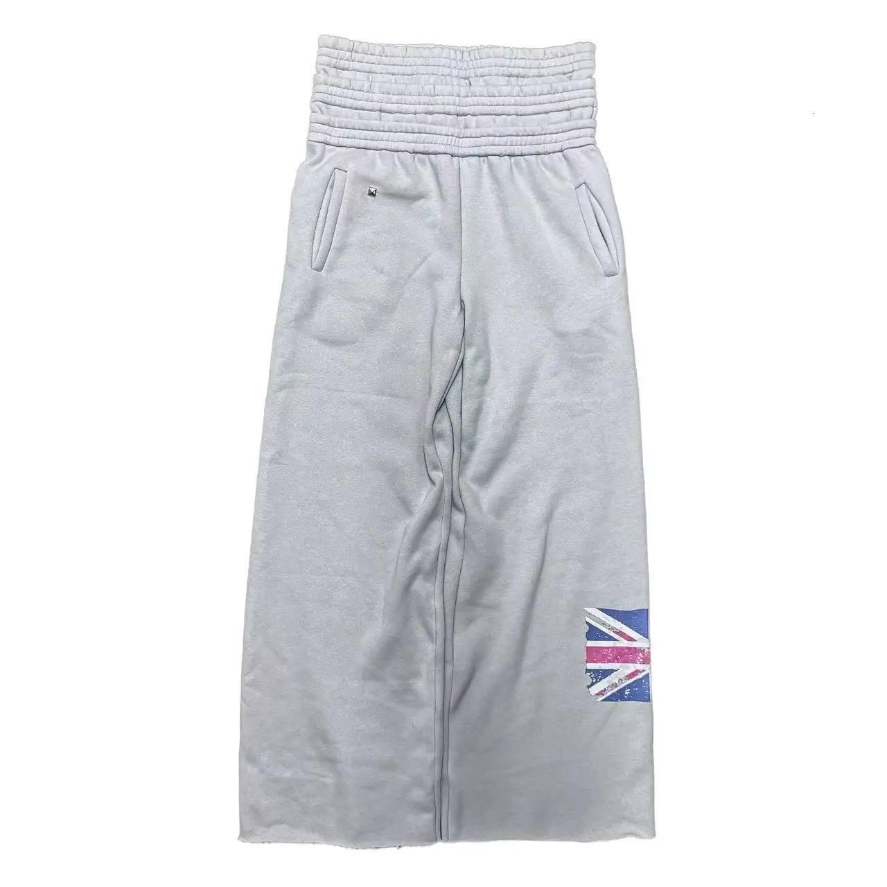 Trendy Flag Printed Sweatpants Men and Women Youth Style Casual Comfortable Pants High Waist Casual Long Pants 250226