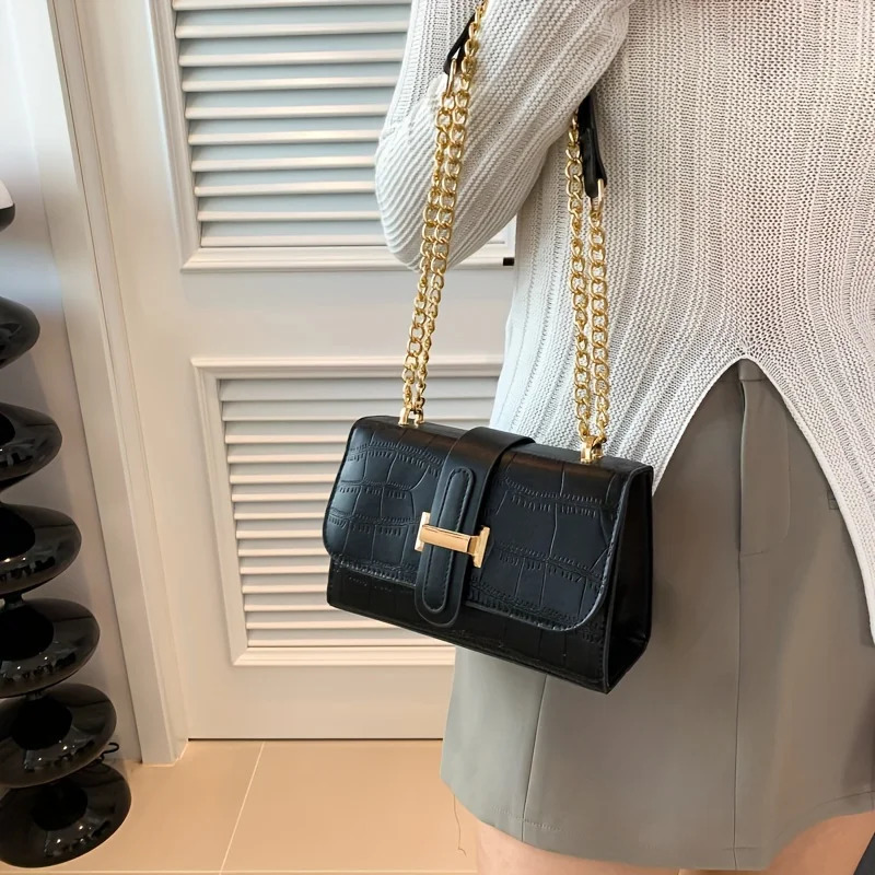 Ship from US Fashionable cross shaped bag fashionable flip shoulder womens casual handbag and wallet 250227FBB