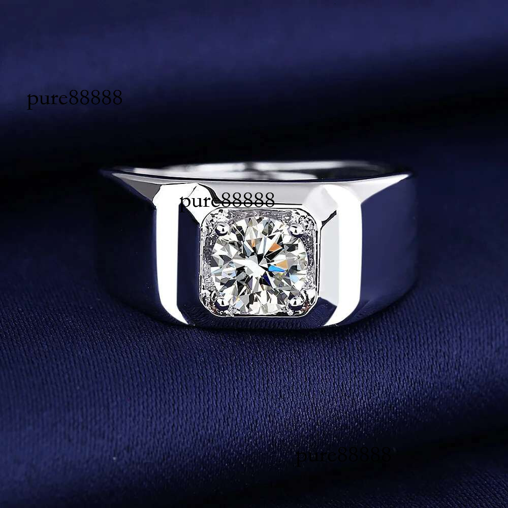 rings for men Imitation moissanite Classic Fashion Ring vintage accessories adjustable ring