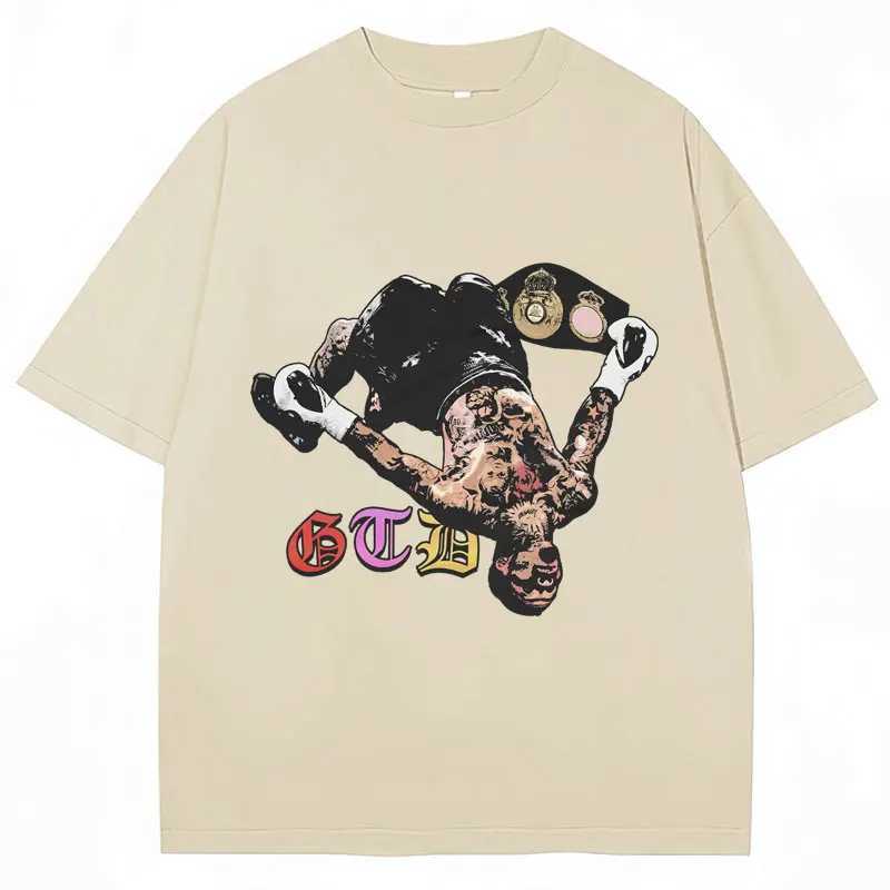 Tank Gervonta Davis Graphic T-shirt Vintage Mens Oversized T Shirts Sport Boxing Cotton Summer Tshirt Strtwear Male X250227