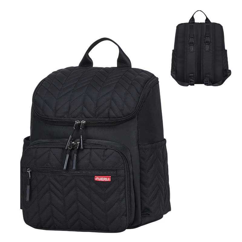 Diaper Bags Diapers Bag Backpack Mummy Maternity Bag Black Large Capacity Baby Nappy Bag Mom Backpacks Waterproof Travel Nursing Baby Bags Y250227DJN5