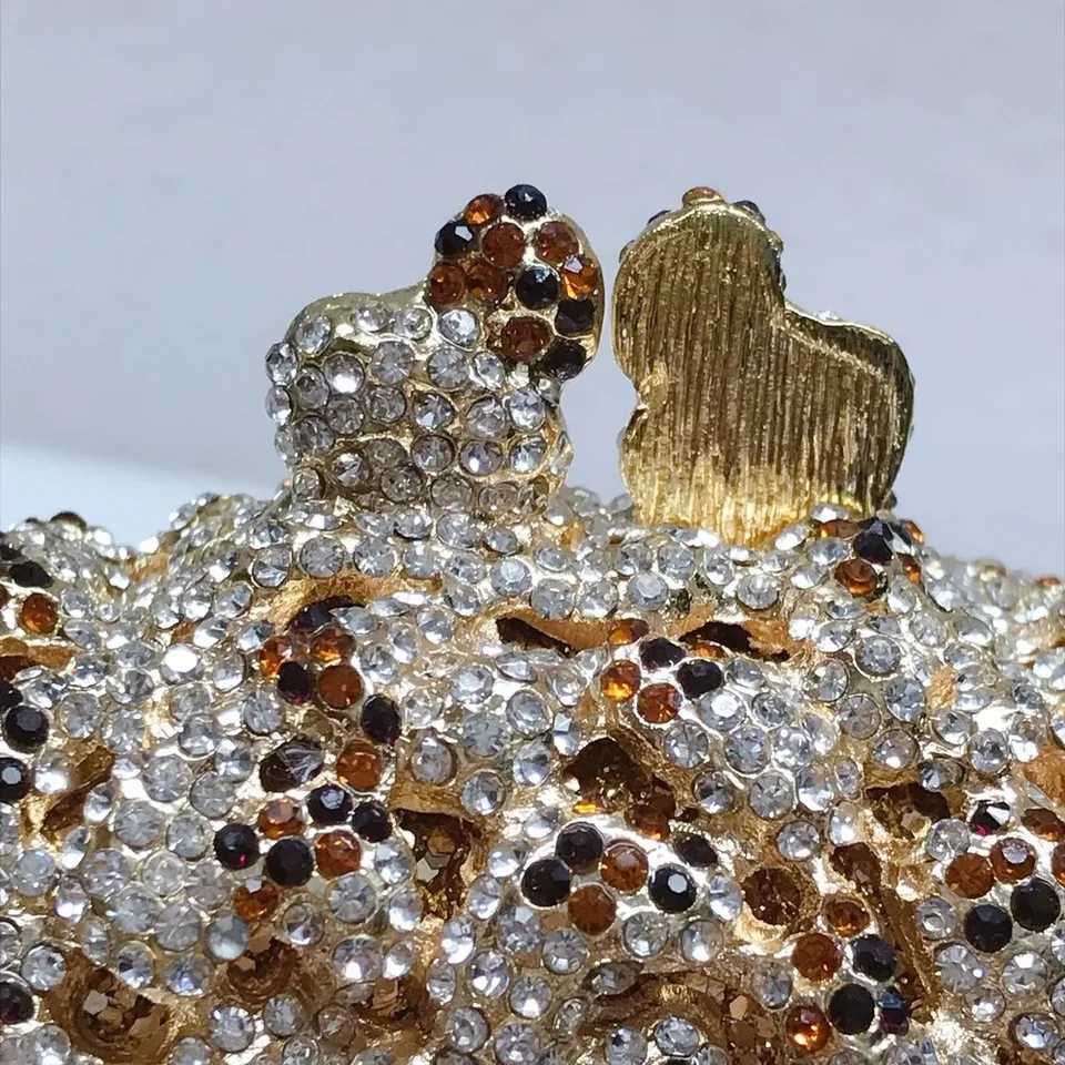 New Arrival Elegant Crystal Popcorn Clutch Bags for Women Party Purse Red Evening Bags Wedding Bridal Day Clutches T250227