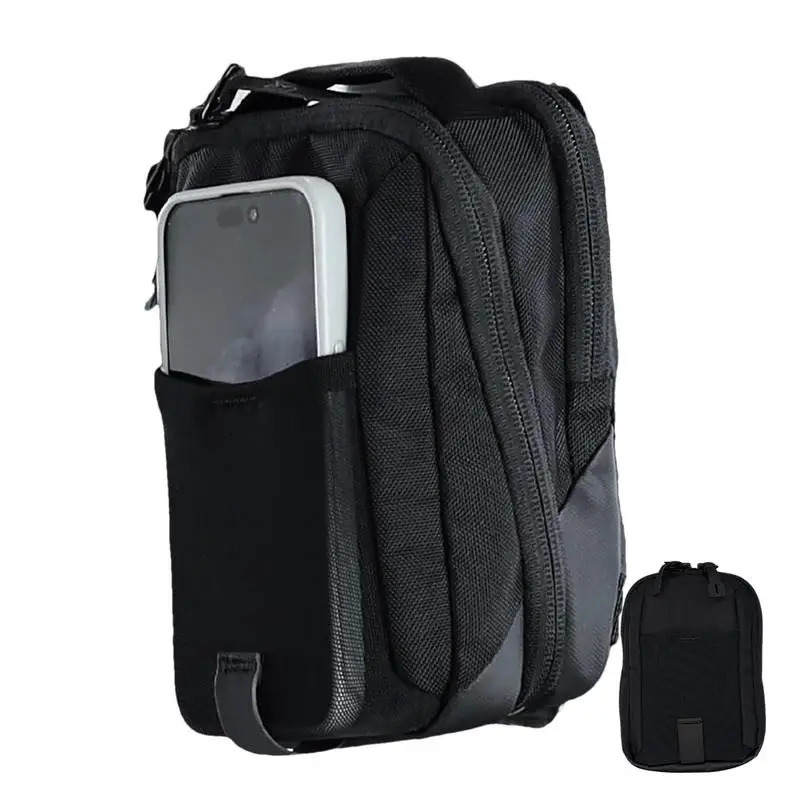 Ship from US Magnetic gym mobile phone hanging bag suitable for men women floor organizers sports chest cross body handbags earplugs key water bottles