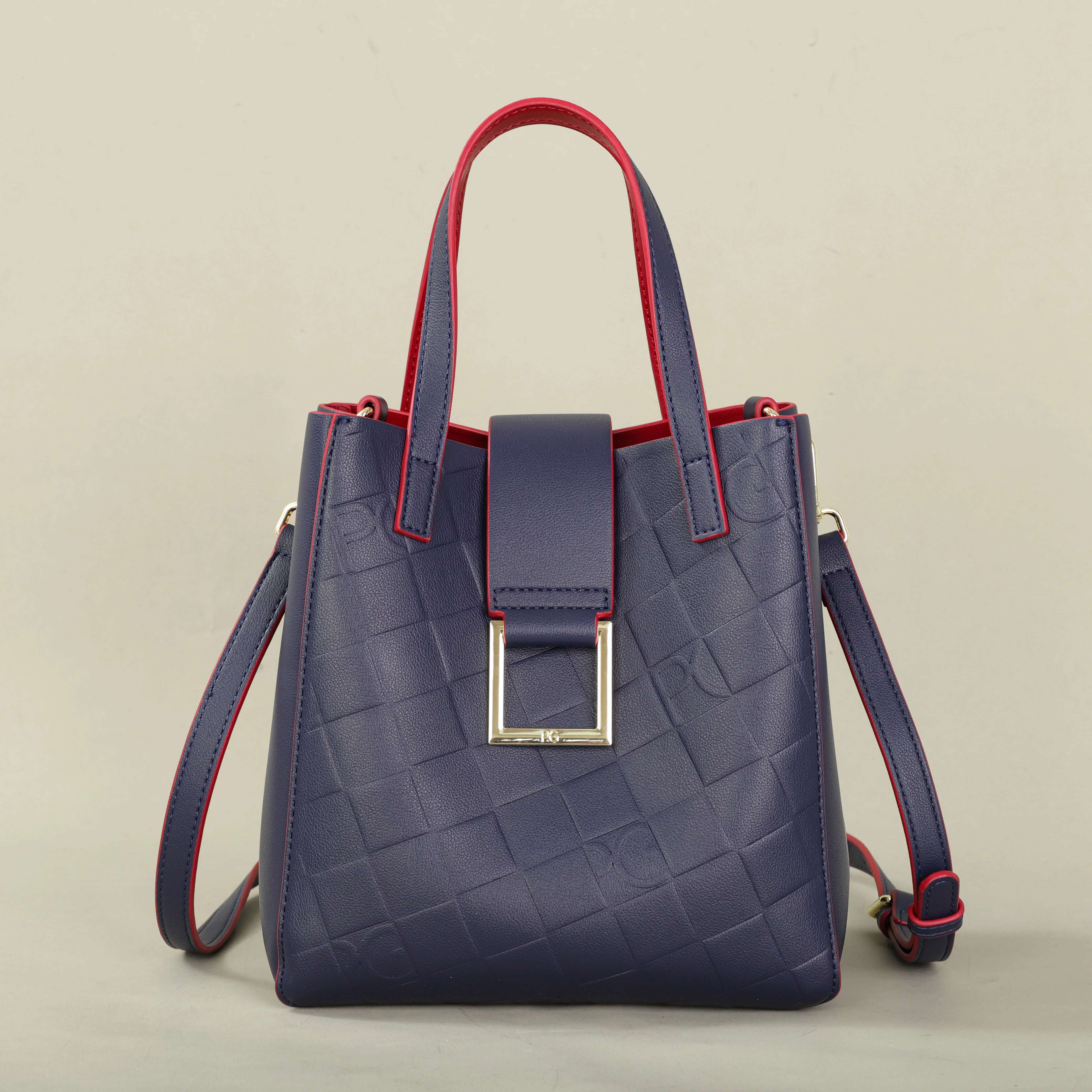 PG Women's Tote New Steel Emed Handheld Bun Gift Shopping Bag