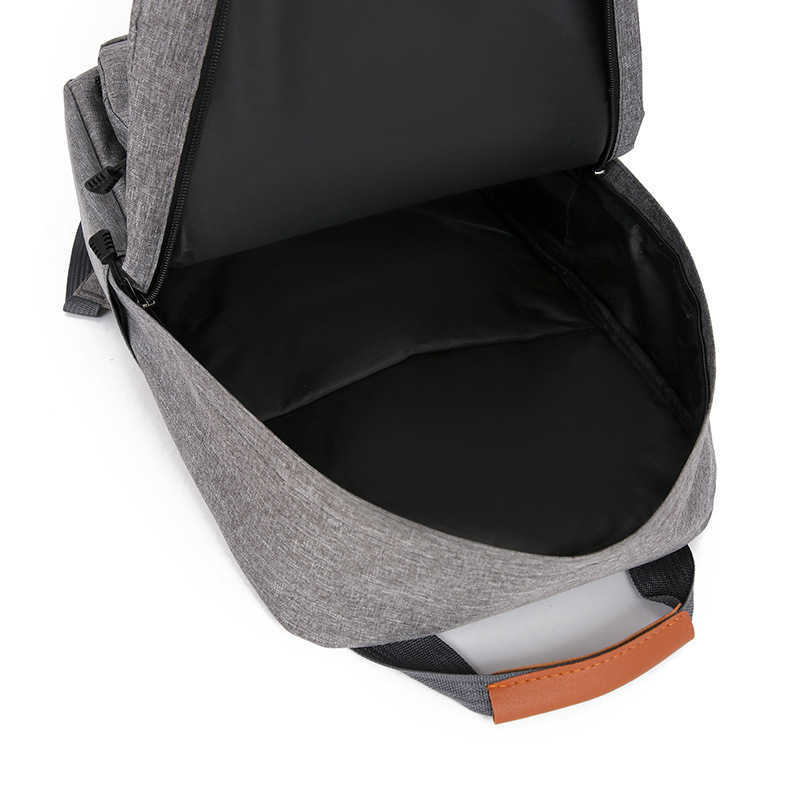 New Multifunctional Backpack Three Piece Set Business Mens Minimalist Trendy Backpack College Student Backpack Day Backpack Travel Bag 241225