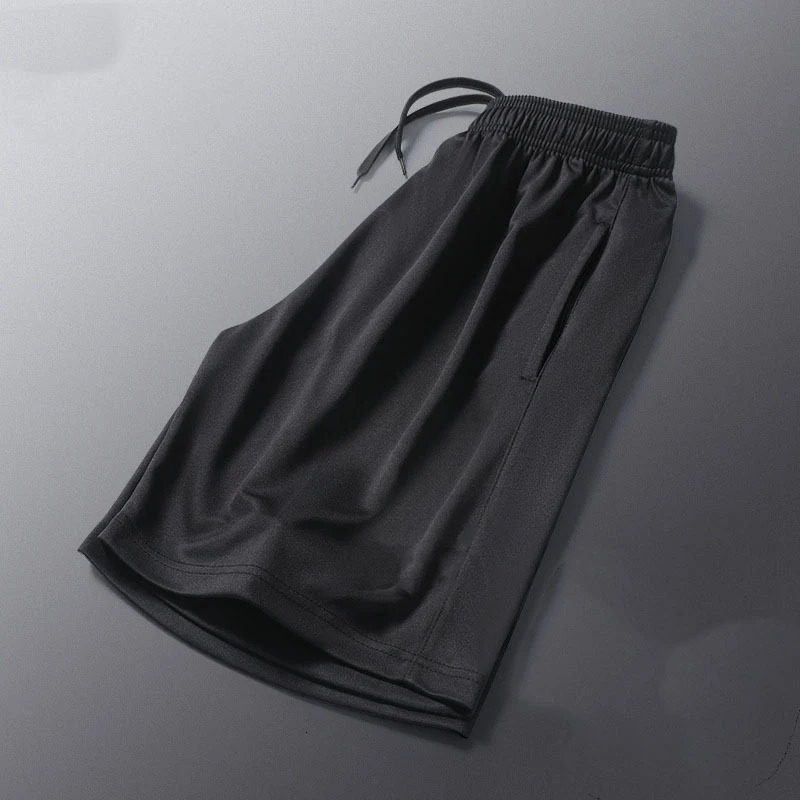 SONECHOKI Running Shorts Men Striped Printing Loose Basketball Sport Gym Breathable Fitness Training Workout Bottom Male 250226