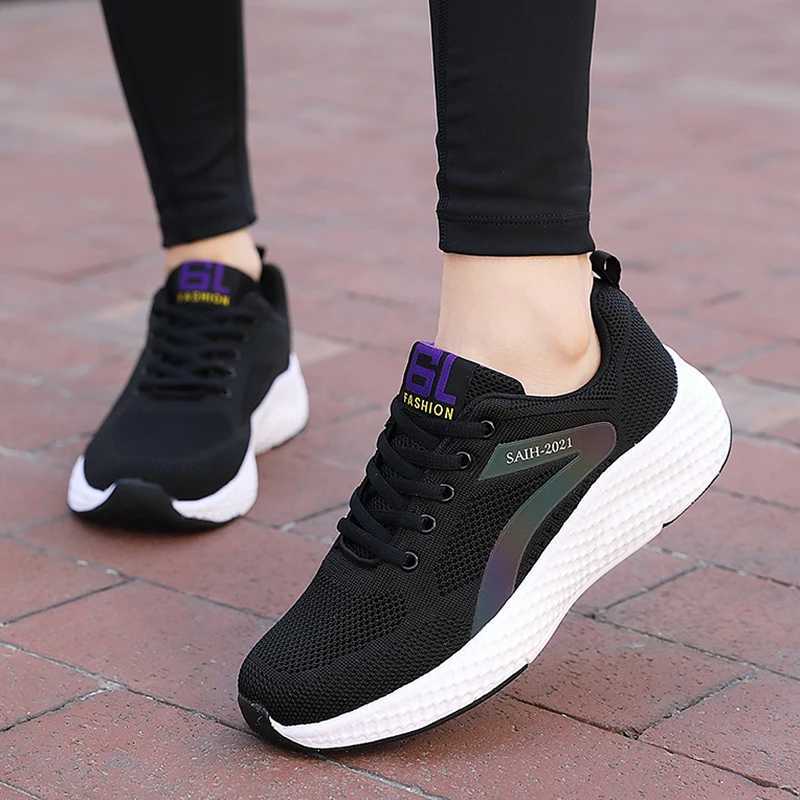 2024 Sport Running Shoes Women Air Mesh Breathable Walking Women Sneakers Comfortable Fashion Casual Sneakers Z250227