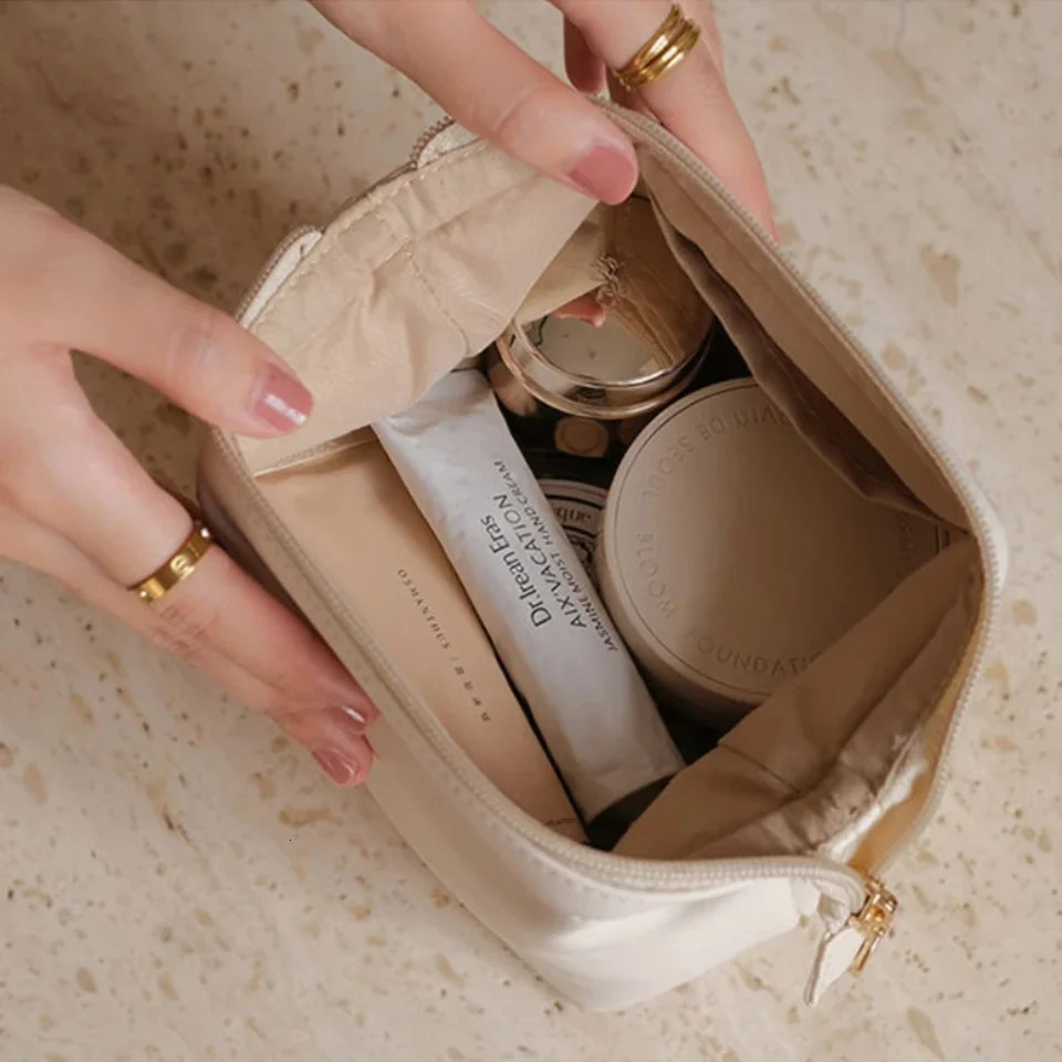 Ship from US Mini Cosmetic Organizer Womens Fashion PU Lipstick Travel Small Coin B 250227FBB