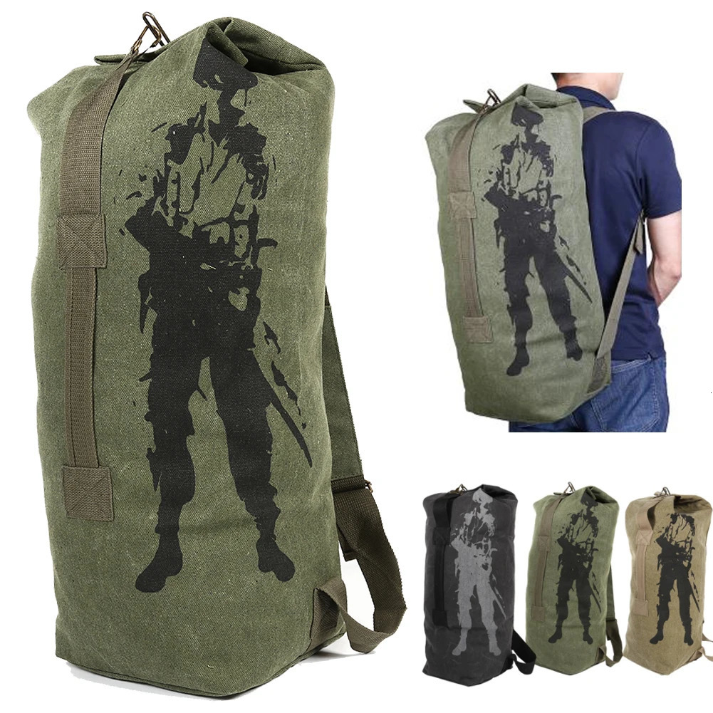 Ship from US Large Capacity Rucksack Mens Travel Bag Mountaineering Backpack Male Military Hunting Bucket Rucksacks Tactical Backpacks 250227FBB