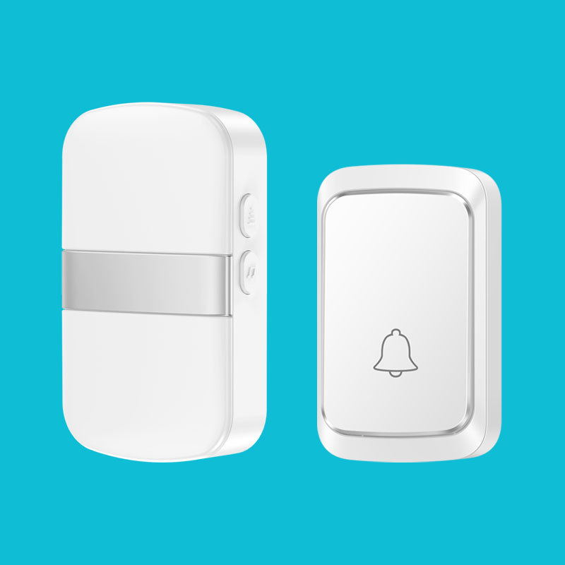 Wireless Doorbell Home Welcome Smart Doorbell 60 Songs Battery Type DoorBell call Reminder LED Flash Home Safety Alarm
