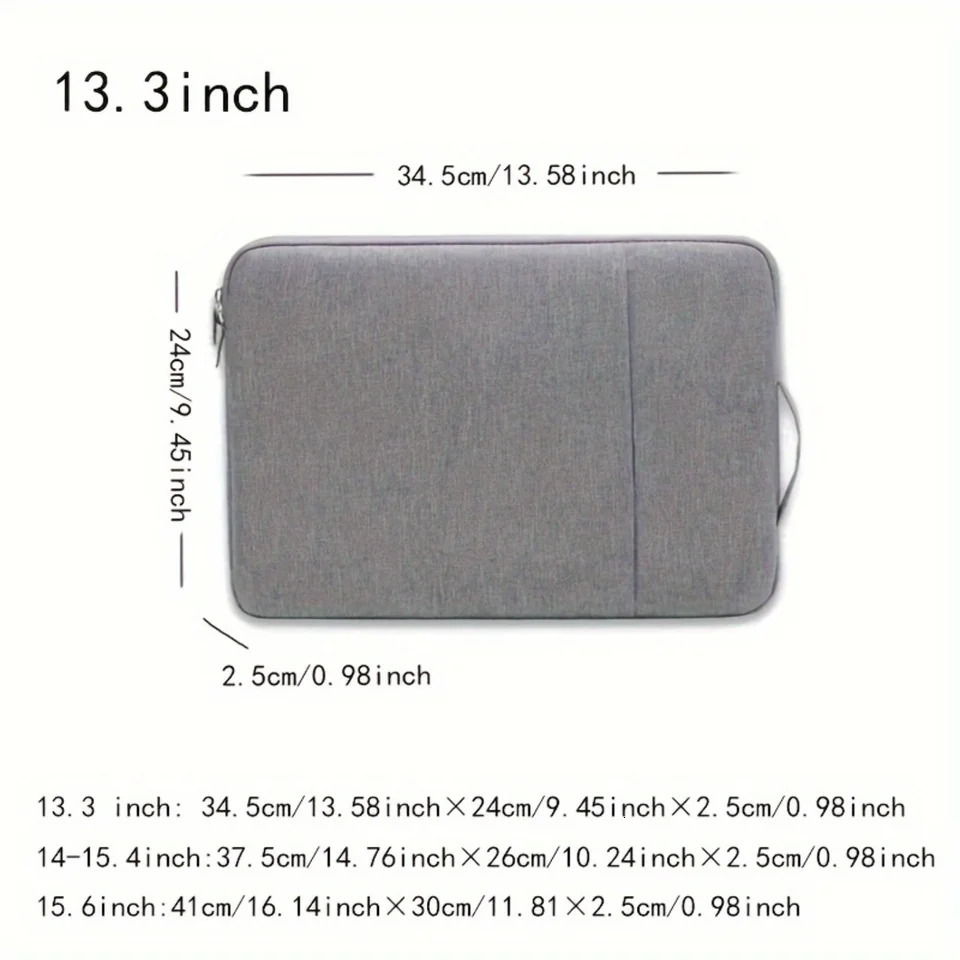 Ship from US 13314156inch laptop cover felt bag briefcase Oxford fabric ultrathin business tablet computer inner durable P 250227FBB