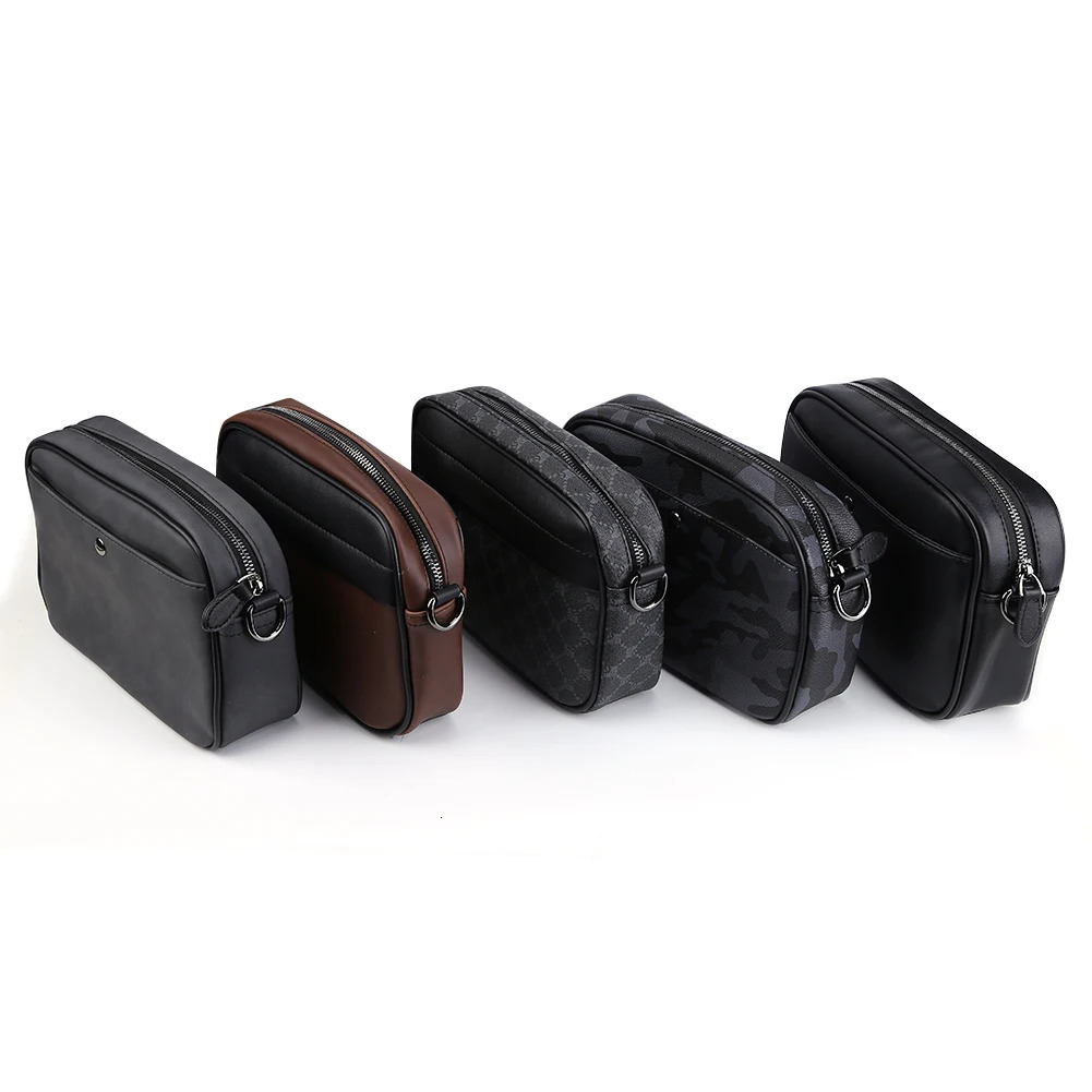 Ship from US Casual Business Shoulder Bag Classic Pattern Fashion Cross Body Small Square Graphic ner Travel Work Mens Sling 250227FBB