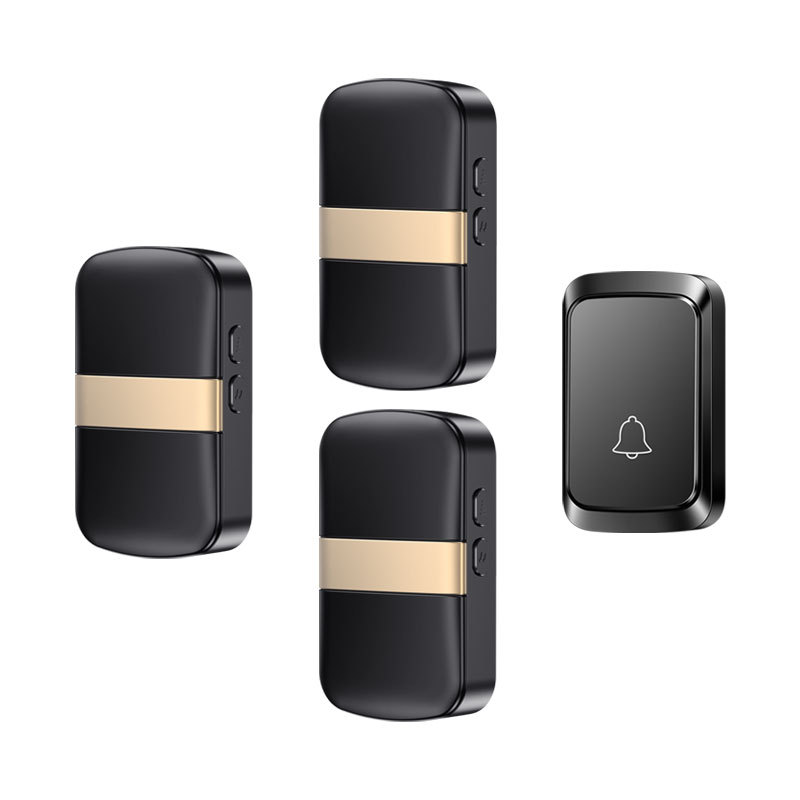Wireless Doorbell Home Welcome Smart Doorbell 60 Songs Battery Type DoorBell call Reminder LED Flash Home Safety Alarm