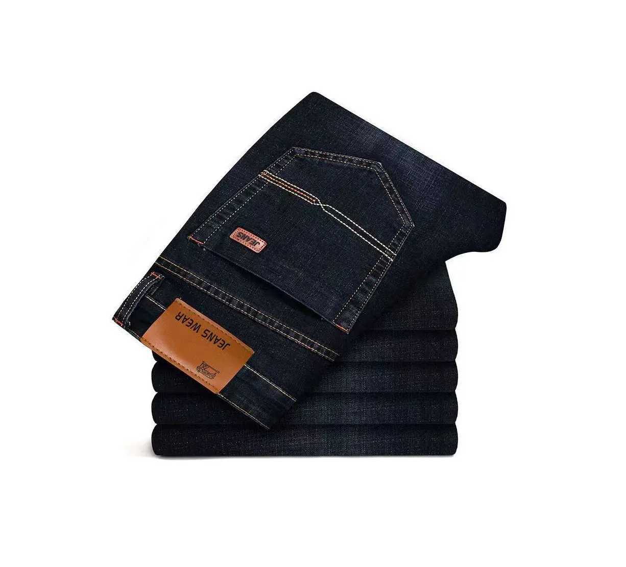 New Men Classic Jeans Jean Homme Pants Men Soft Black Biker Masculino Denim Overalls Mens Pants Size 28-40 X250227