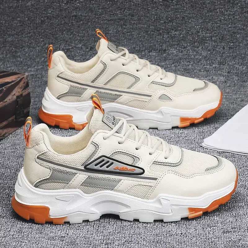 Mens Breathable Mesh Running Sneakers Running Shoes Outdoor Anti-skid Sports Running Shoes Men Fashion Sports Shoes 2024 Z250227