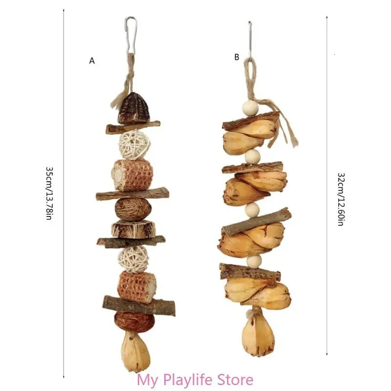 Colorful Block Bird Beak Grinding Toy Promotes Beak Health and Long Periods Entertainment for Parrot Bird Training 250226