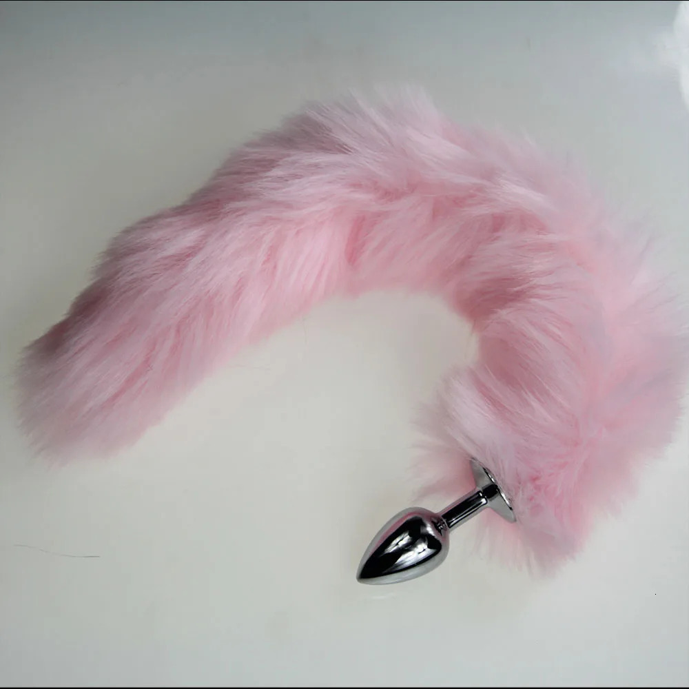 Pink Fox Butt Plug Tail Anal Teaser Comfort Furry Beginner Sex Toy Indeed Explore Ass Dog Play Women stimulate Furry Cosplay 250227