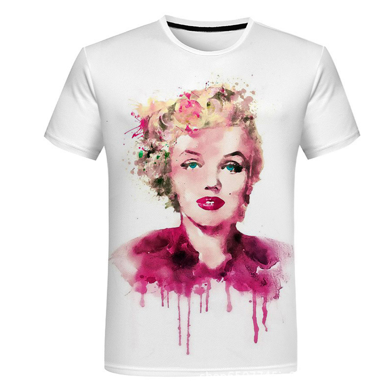 Designer 2025 New Men's Casual Short Sleeved Series 3D Printed T-shirt