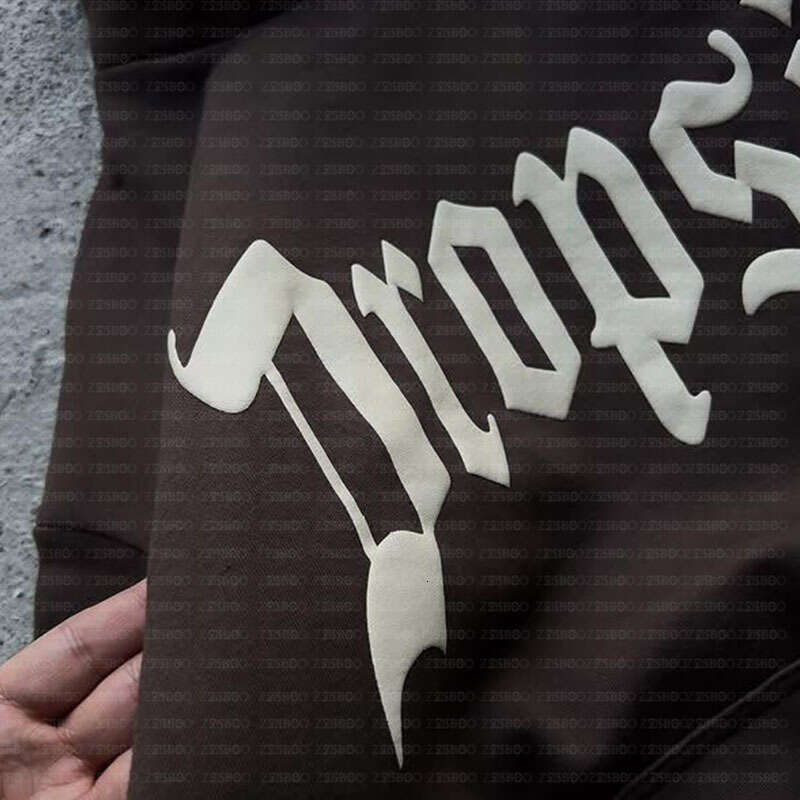 Personalized trend, fashionable hoodie, letter print, casual creativity, daily hooded pullover, pocket, autumn and winter