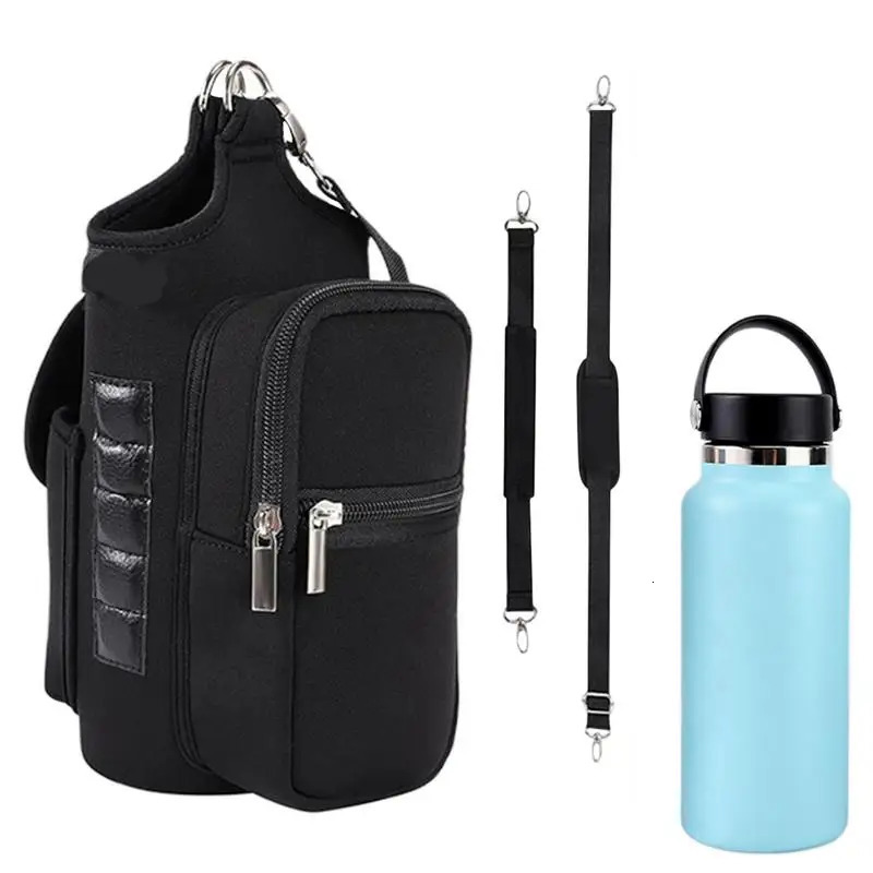 Ship from US Magnetic GYM Phone Bag for Men Women Water Bottle Sleeve Floor Organizer Outdoor Sport Crossbody Handle Pouch Earphone 250227FBB