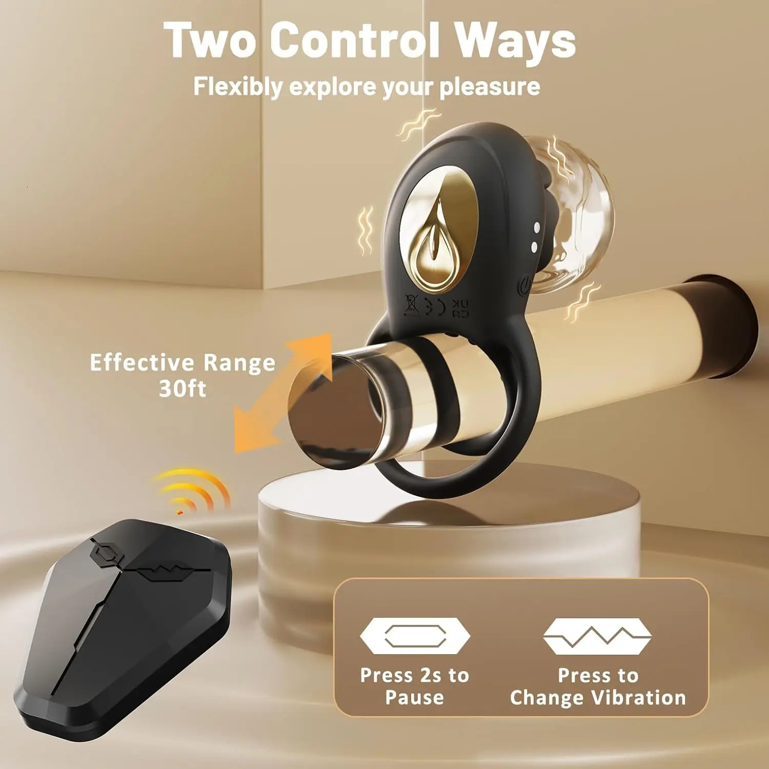 Wireless Remote Control Cock Ring Cockring Vibrator Clitoris Stimulation Delay Ejaculation Penis Ring Adults Sex Toys for Men 250227