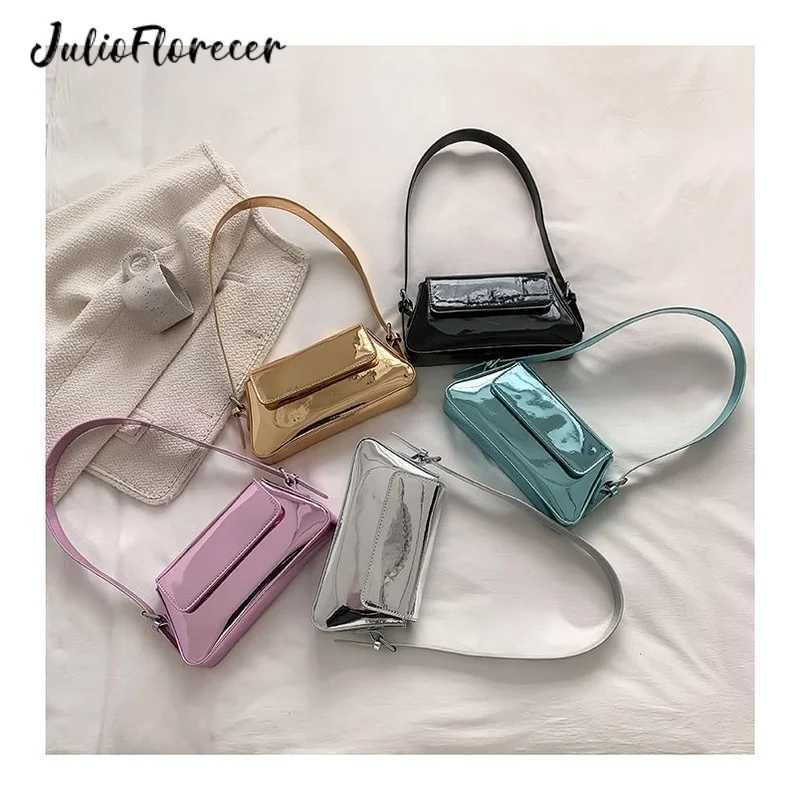 New Arrival JulioFlorecer Evening Bag Women Y2k Silver Purse Hobo Bag Tote Handbag Satchel Bag Party Bag Clutch Purses Crossbody Bags T250227